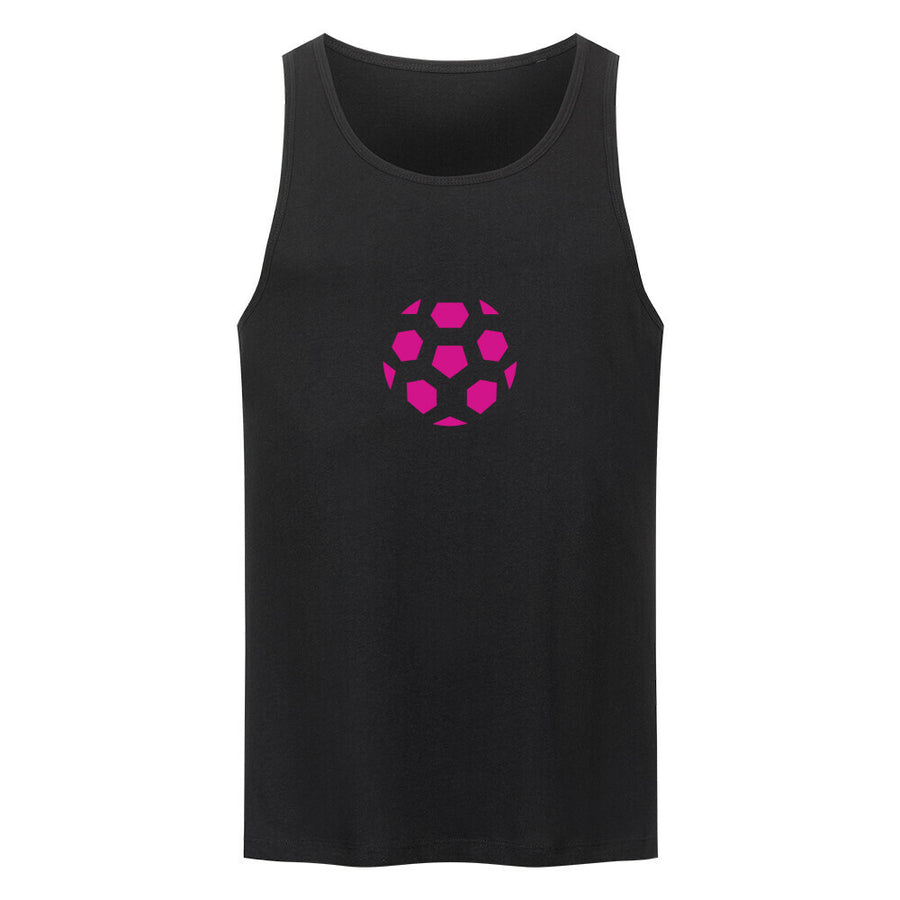 Premium Bio Tanktop Fußball Ball in Pink