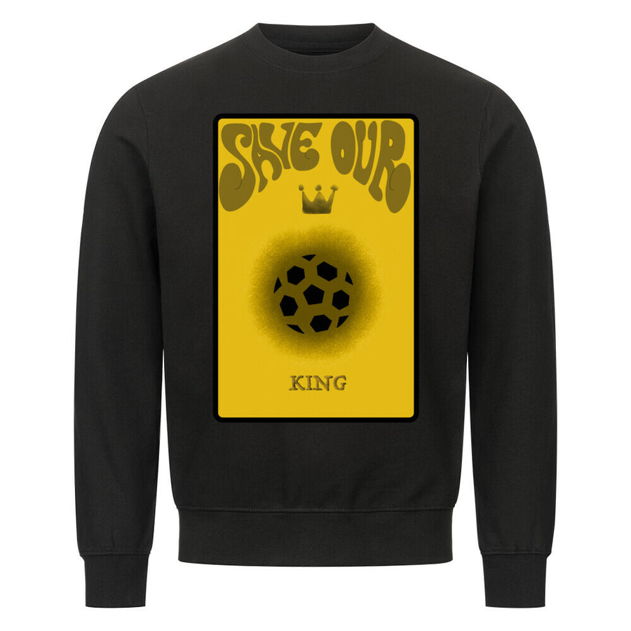 HigherBlanks Premium Sweatshirt Rette unseren König