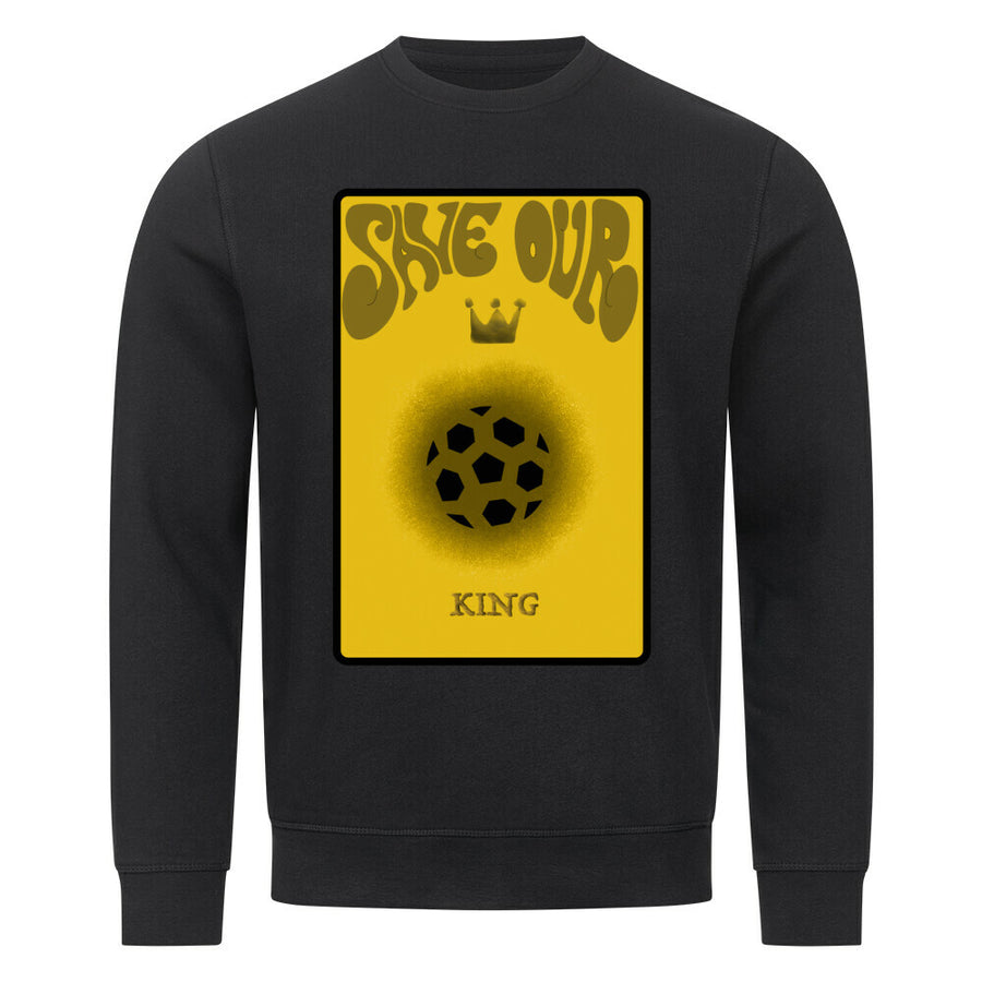 Premium Bio-Sweatshirt Retten wir unseren König