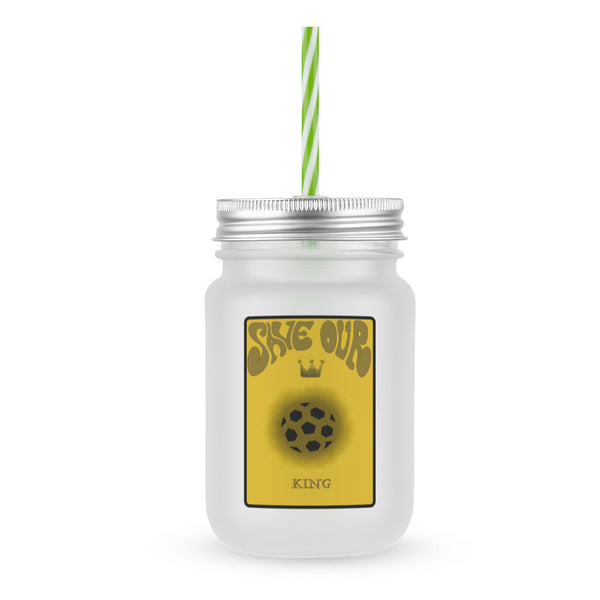Marmeladen-Glas Mason Jar Save our King