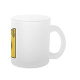 Glas-Tasse satiniert „Save our King“ 2