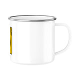 Emaille-Tasse "Save our King" 2
