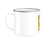Emaille-Tasse "Save our King" 3