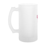 Frosted glass beer mug 3