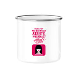 Emaille Tasse Schatzi, was war dieses Abseits noch mal? 1