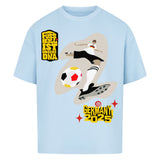 VACANCY Oversized-Shirt Fußball Schoss mit Rechts 4