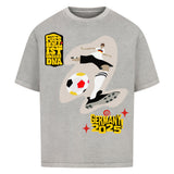 VACANCY Oversized-Shirt Fußball Schoss mit Rechts 5