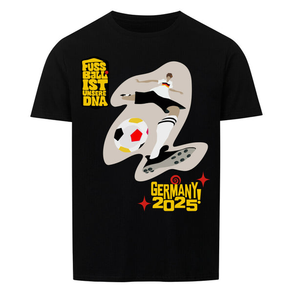 Basic-Shirt Unisex Fußball Schoß mit Rechts