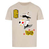 Basic-Shirt Unisex Fußball Schoß mit Rechts 5