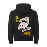 HigherBlanks Premium Hoodie Fußballschoß mit Rechts 1