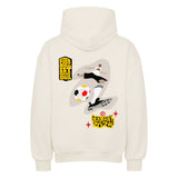 VAKANTIE Oversized Hoodie Fußball Schoß mit Rechts 3