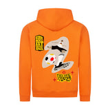 Klassischer Kapuzenpullover mit Reißverschluss Unisex Fußball Schoß mit rechts 6