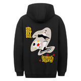 Klassischer Oversize-Hoodie Fußball Schoss mit Rechts 1