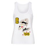 Premium Bio Tanktop Damen Fußball Schoß mit Rechts 2