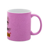 Glitzer-Tasse Fußball-Schoß mit Rechts 2