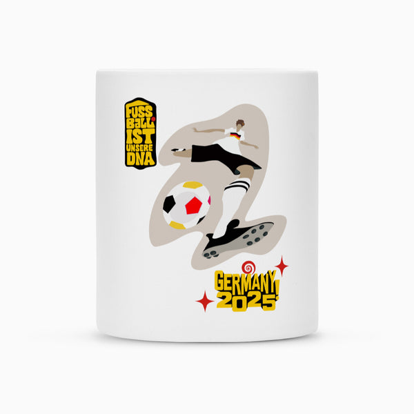Tasse Fußball Schoß mit Rechts