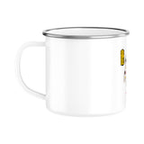 Emaillierte Tasse, Fußballschoss rechts 5