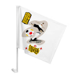 Autoflagge Fußball Schoss mit Rechts 2