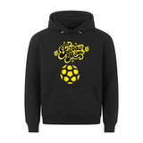 HigherBlanks Premium Hoodie - Mit Taschendruck Football Mom 1
