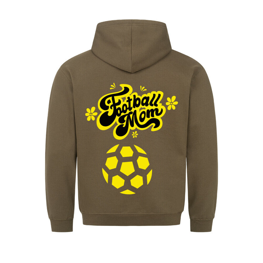Klassischer Kapuzenpullover Football-Mom