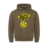 Klassischer Hoodie – Mit Taschendruck „Football Mom“ 1