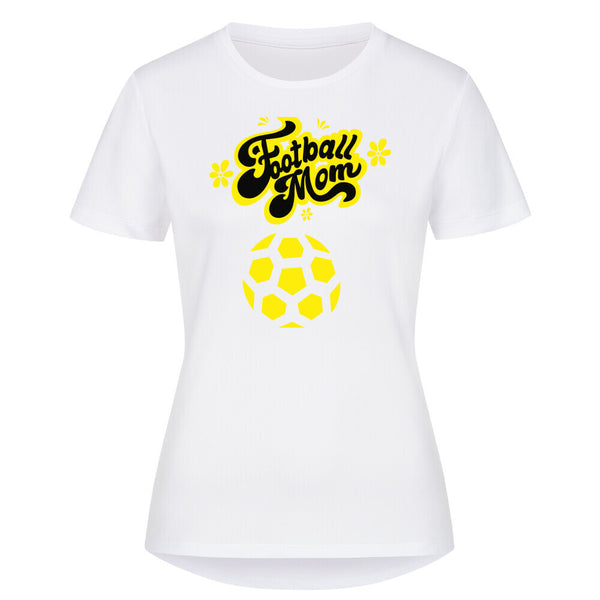 Sport T-Shirt Damen Football Mom