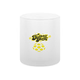 Glas-Tasse satiniert Football Mom 1