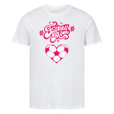 Premium Bio-Shirt Fußball-Mama Herzchen 1