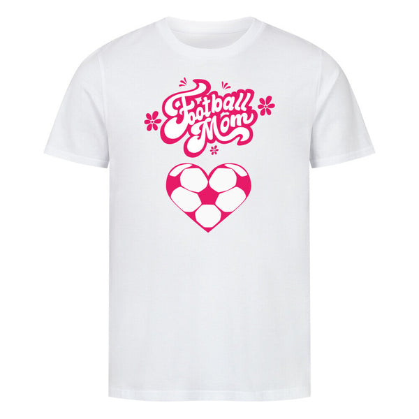 Premium Organic Shirt Football Mom Fussball Herzchen