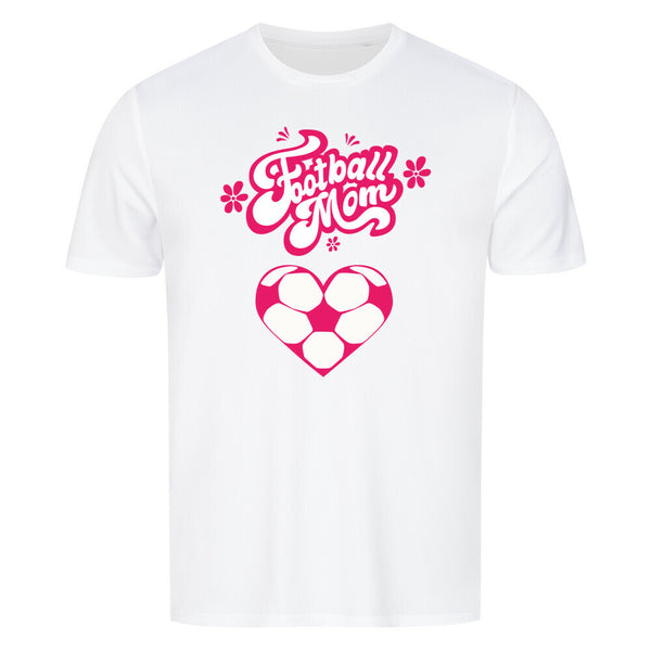 Sport T-Shirt Football Mom Fussball Herzchen