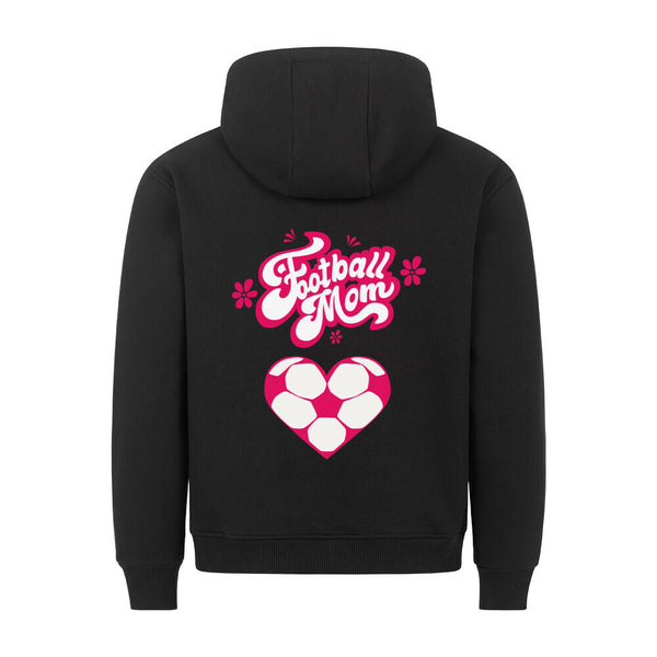 HigherBlanks Premium Hoodie Football Mom Fussball Herzchen