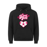 HigherBlanks Premium Hoodie - With Pocket Print Football Mom Football Hearts 1