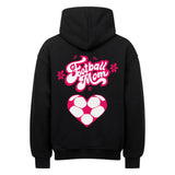 STELLENANZEIGE Oversized Hoodie Football Mom Fußball Herzchen 1
