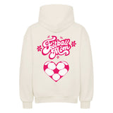 STELLENANZEIGE Oversized Hoodie Football Mom Fußball Herzchen 3