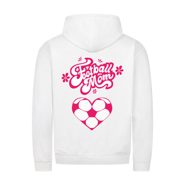 Classic Zipper Hoodie Unisex Football Mom Fussball Herzchen