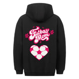 Klassischer Oversized Hoodie Fußball Mama Herzchen 1