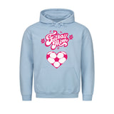 Classic Hoodie - Mit Taschendruck Football Mom Fußball Herzchen 6