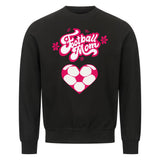 HigherBlanks Premium Sweatshirt Football Mom Fußball Herzchen 1