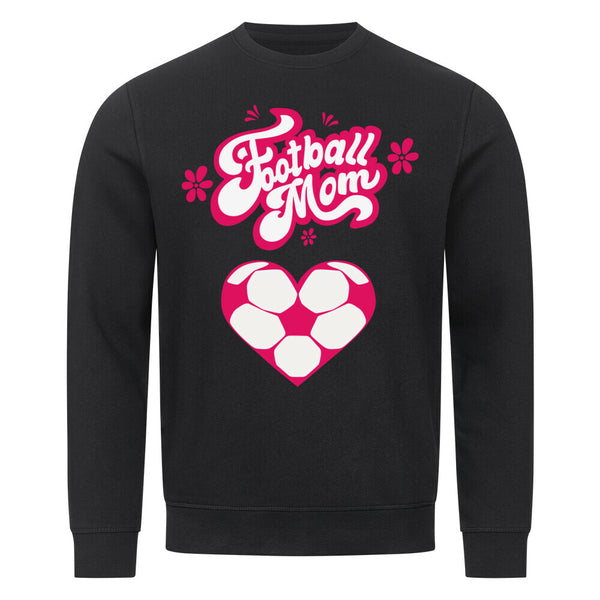 Premium Bio Sweatshirt Fussball Mama Fussball Herzchen