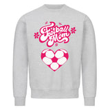 Klassisches Sweatshirt Fußball Mama Herzchen 4