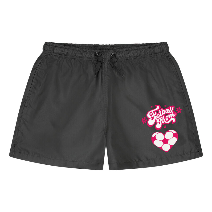 Badehose Football Mom Fußball Herzchen