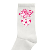 Socken Football Mom Fussball Herzchen 2