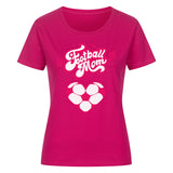 Klassisches Bio-Shirt Damen Football Mama Fußball Herzchen 4