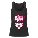 Premium Bio Tanktop Damen Football Mama Fußball Herzchen 1
