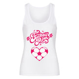 Premium Bio Tanktop Damen Football Mama Fußball Herzchen 2