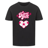 Premium Bio-T-Shirt Kinder Fußball Mama Herzchen 1