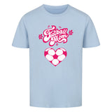Premium Bio-T-Shirt Kinder Fußball Mama Herzchen 3