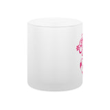 Tealight holder frosted Football Mom Soccer Heart 3