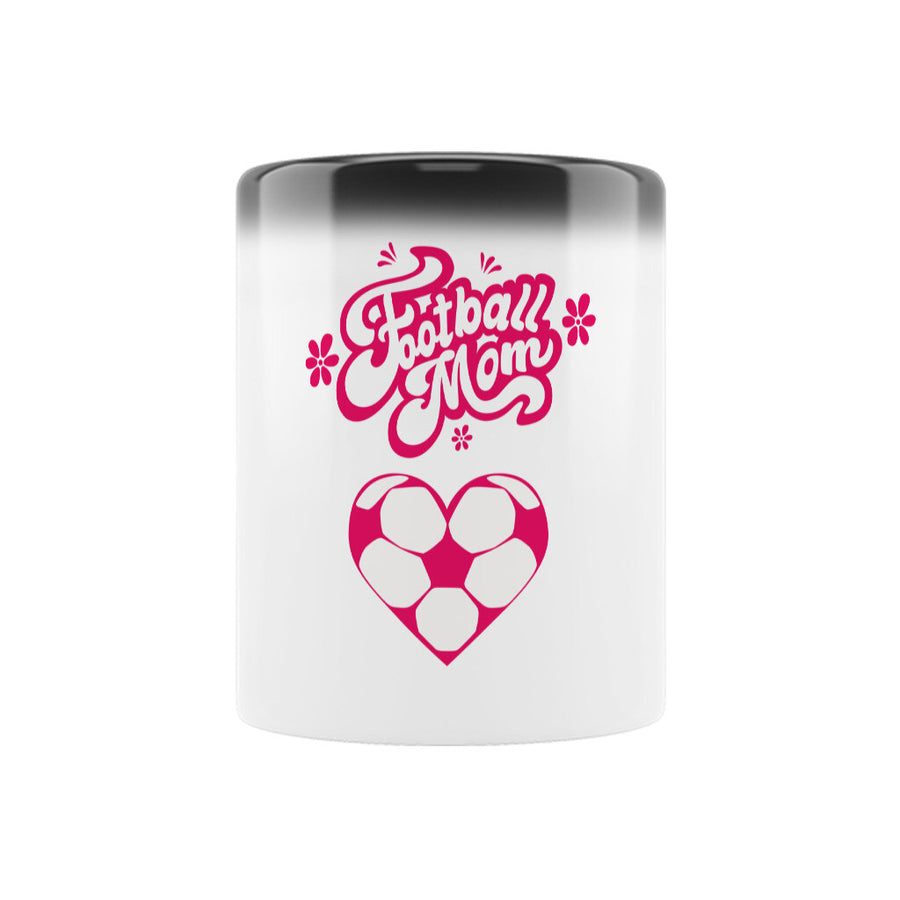 Zaubertasse Football Mom Fußball Herzchen