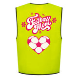 Warnweste „Football Mom“ Fußball-Herzchen 1